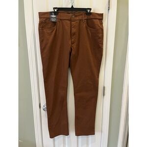 NWT Hart Schaffner Marx Pants 40x32‎ Brown TruTemp 365 Thermal Comfort Stretch